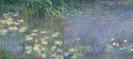 Waterlilies: Manhã, 1914-18 (seção esquerda)